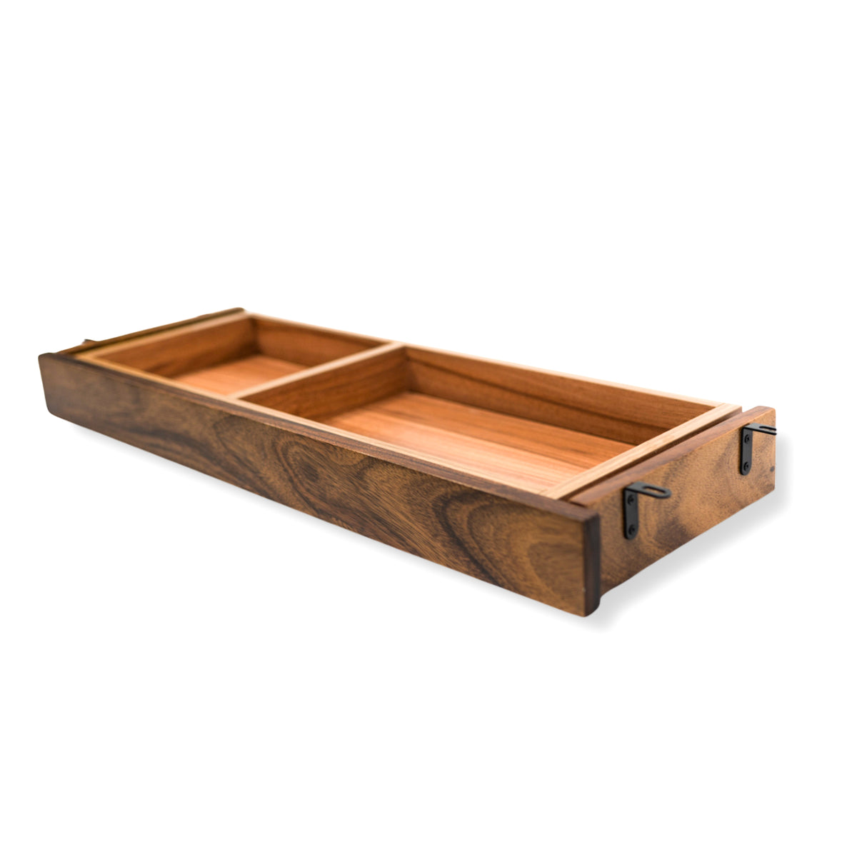 Under Desk Drawer - Walnut Wood | Modern Wood Style