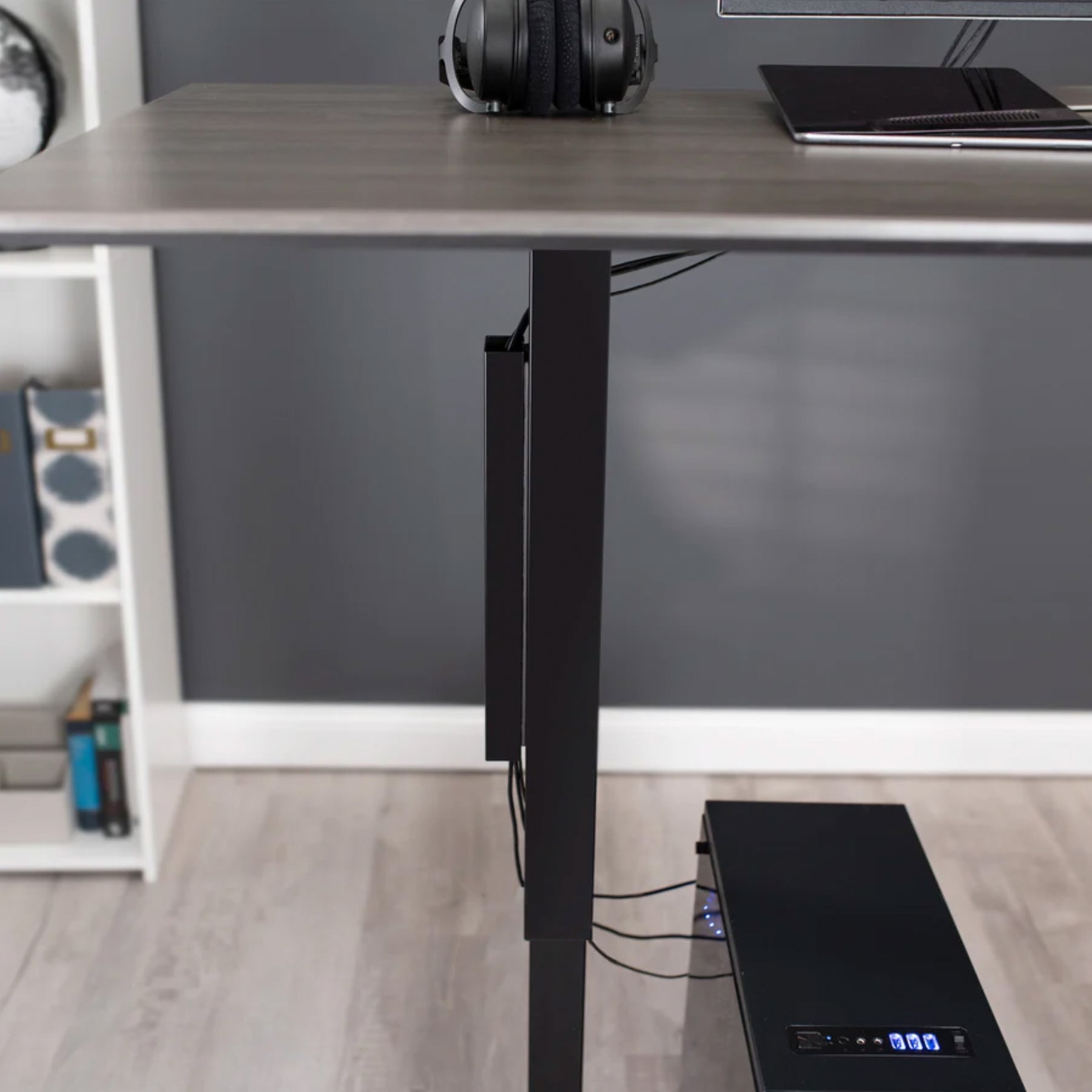 Magnetic Cable Management Channel for Desk