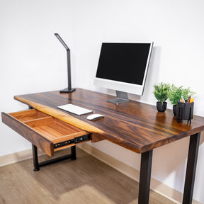 Wood Computer Desk with Drawers