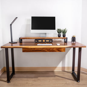 Wood Computer Desk with Drawers