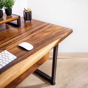 Wood Computer Desk with Drawers