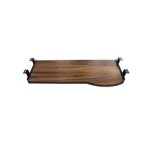 Keyboard Tray for Desk - Walnut Wood