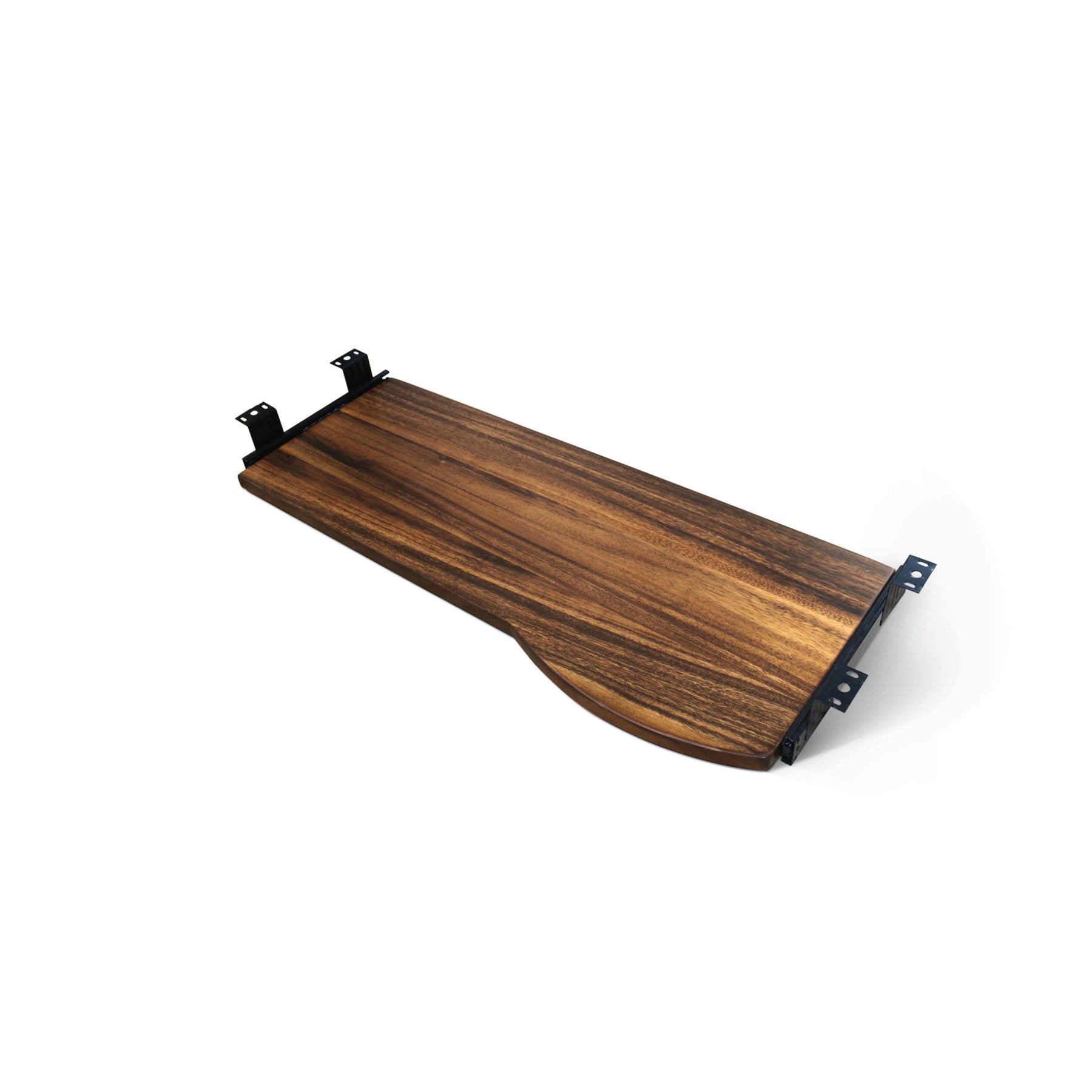 Keyboard Tray for Desk - Walnut Wood