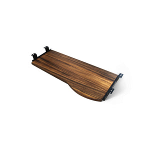 Keyboard Tray for Desk - Walnut Wood | Modern Wood Style