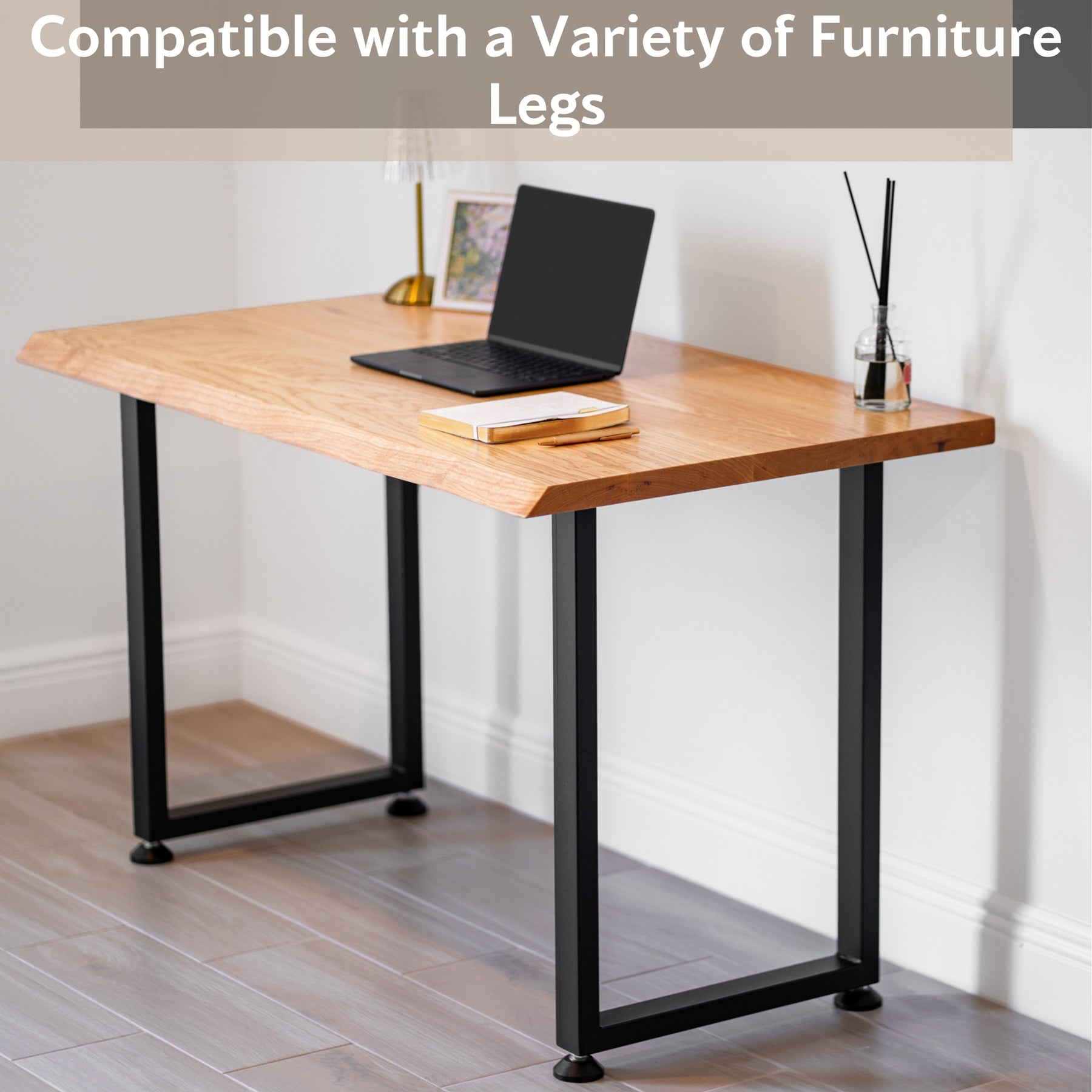 Wood Table Top - Desktop Replacement, Live Edge Wood Slab Tabletop - Modern Wood Style