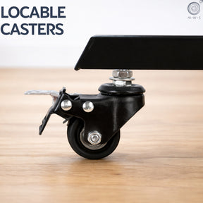 Lockable Caster Wheels for Adjustable Standing Desk (Set of 4)