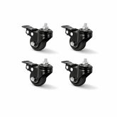 Lockable Caster Wheels for Adjustable Standing Desk (Set of 4)