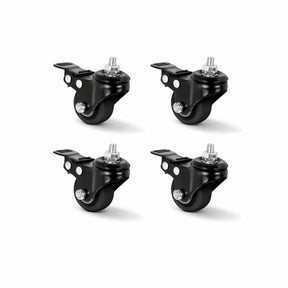 Lockable Caster Wheels for Adjustable Standing Desk (Set of 4)