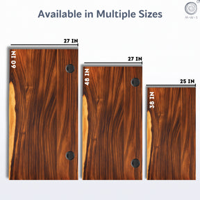 Desk - Walnut Live Edge, Computer Desk with Drawer | Modern Wood Style