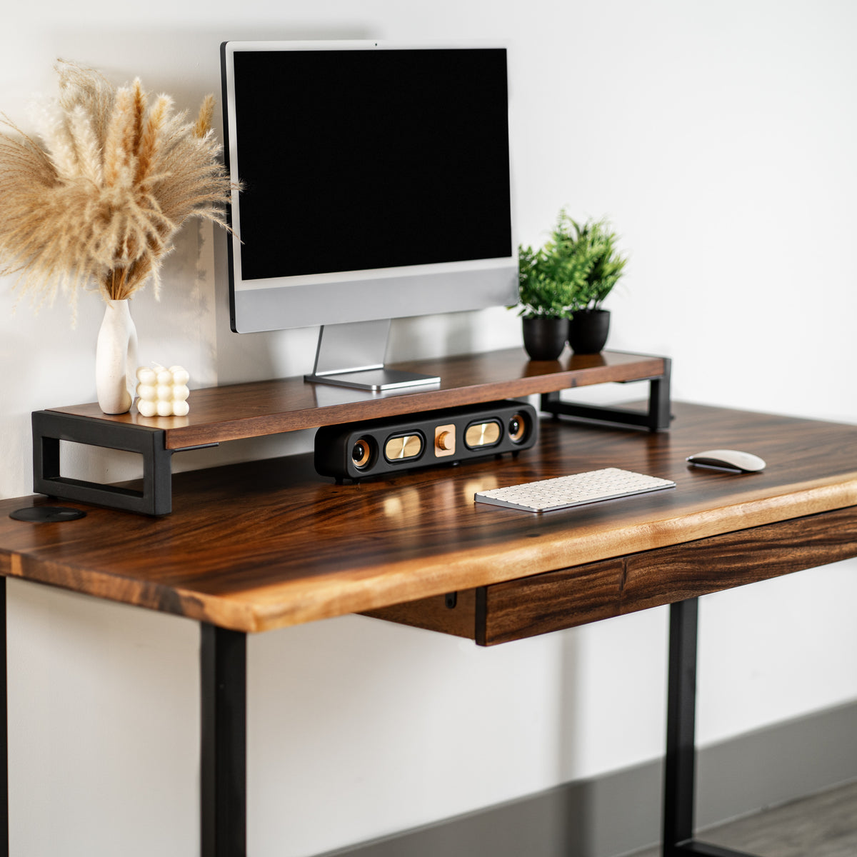 Shop Now Walnut Desk with Drawer - Modern Wood Style