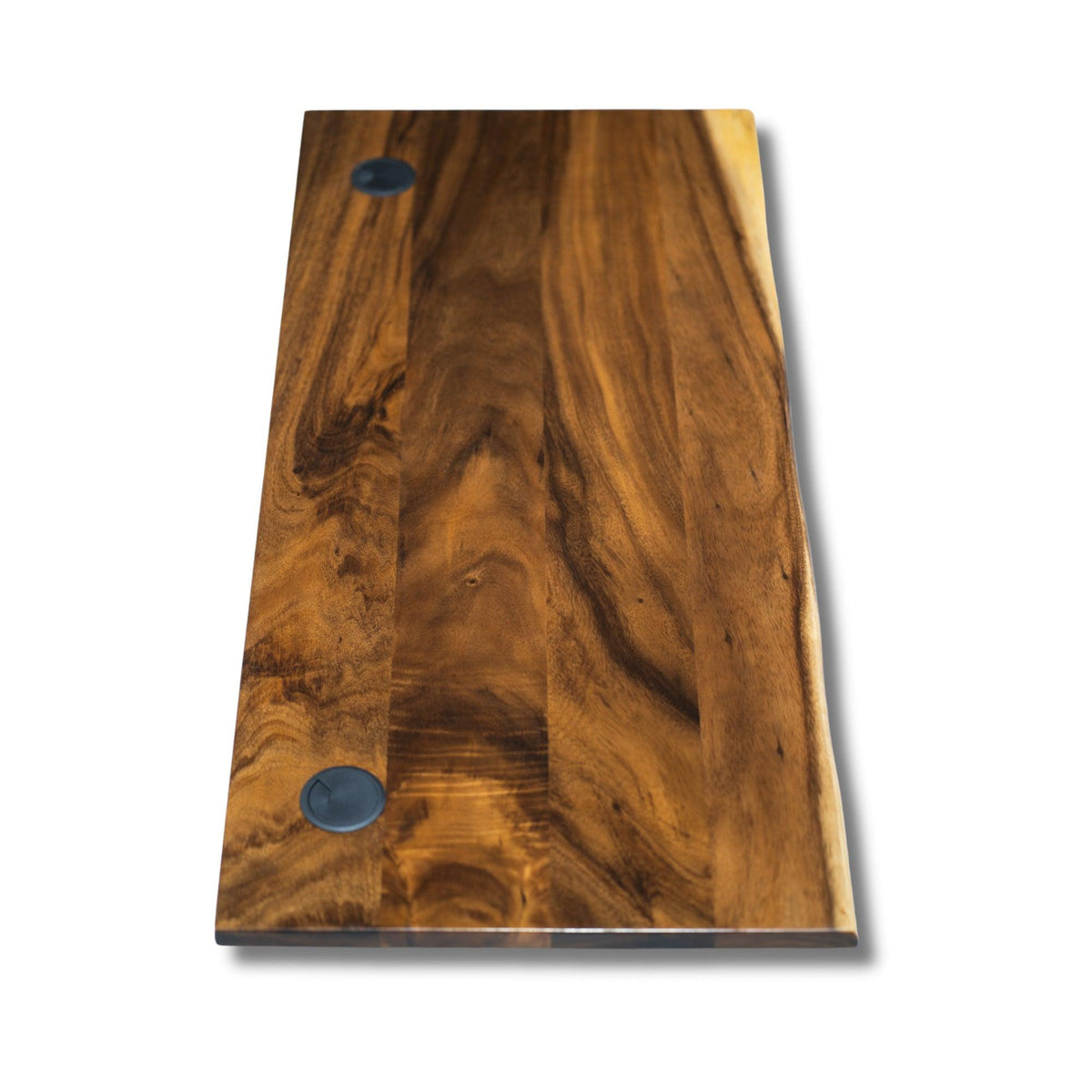 Wood Table Top for Standing Desk - Walnut Live Edge Desktop - modernwoodstyle