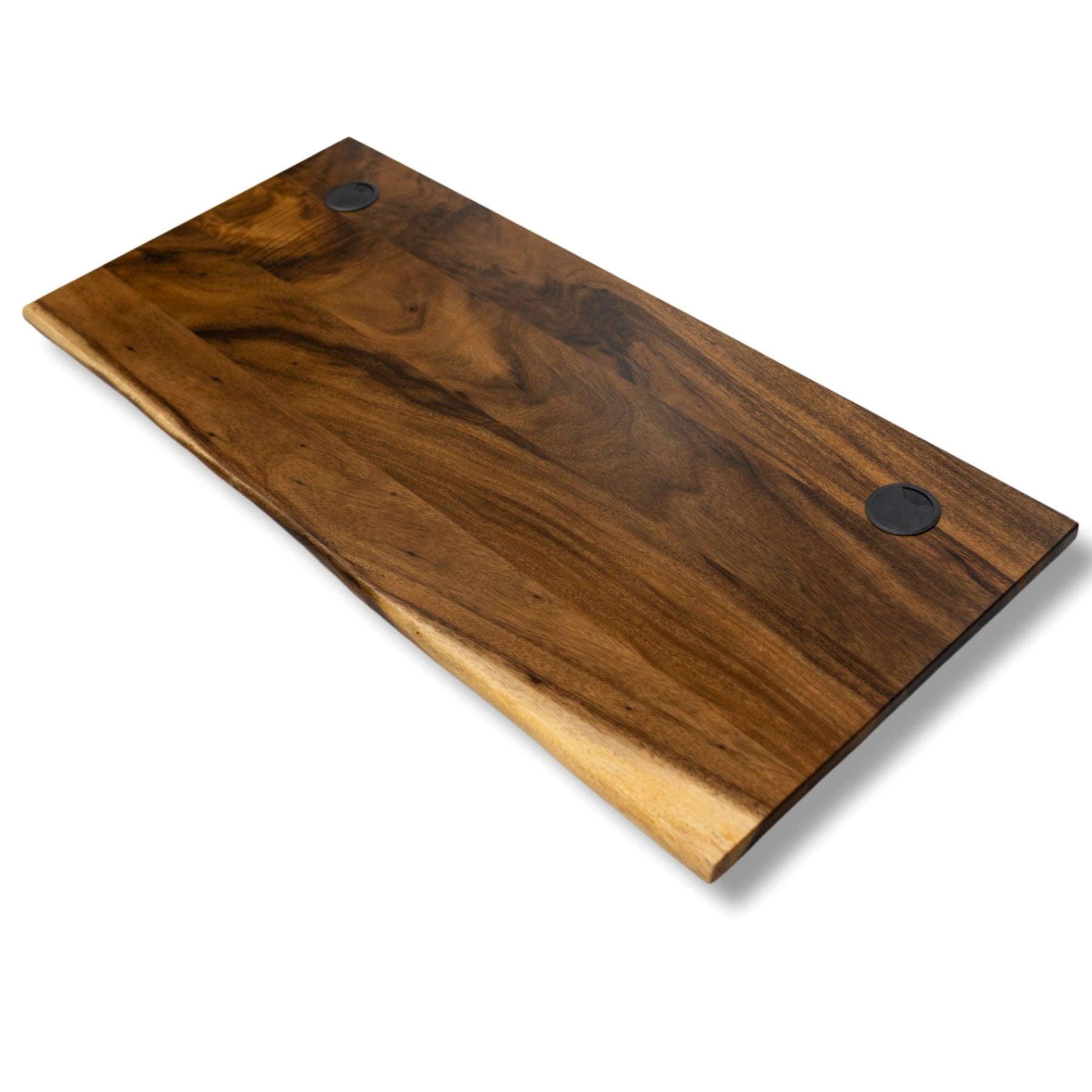 Wood Table Top for Standing Desk - Walnut Live Edge Desktop - modernwoodstyle