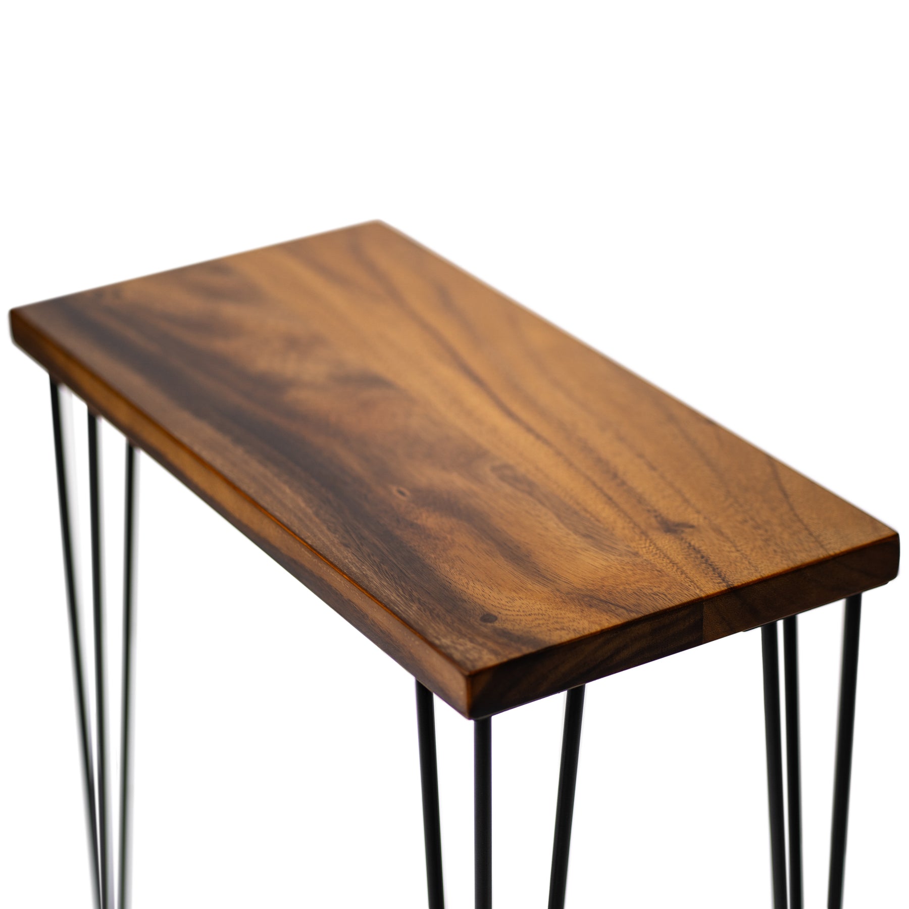 Walnut Side Table for Living Room | Modern Wood Style