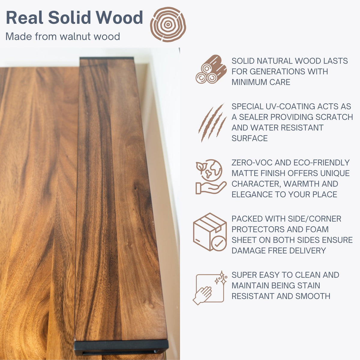 Walnut Wood Monitor Stand