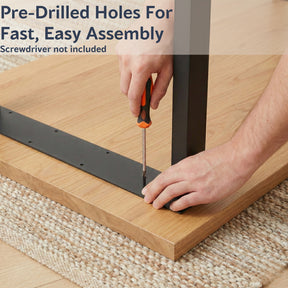 White Oak L Shaped Computer Desk | Modern Wood Style