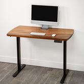 Compact Walnut Standing Desk | Modern Wood Style