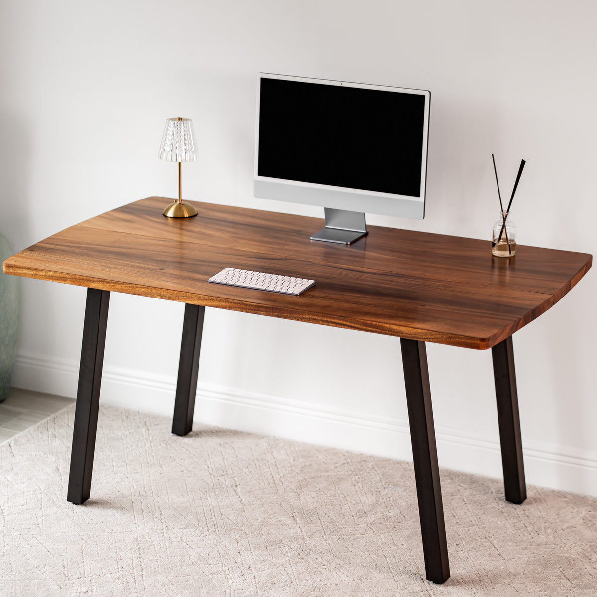 Computer Desk - Solid Walnut Wood