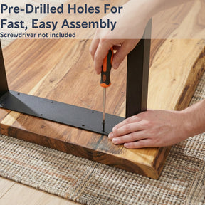 Solid Wood L Shaped Desk | Modern Wood Style