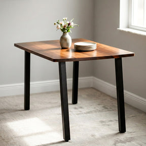 Walnut Dining Table for 4 - Solid Wood Table | Modern Wood Style