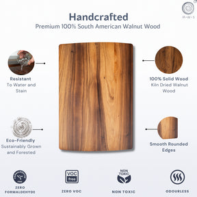 Walnut Standing Desk with Keyboard Tray Option | Modern Wood Style