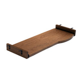 Keyboard Tray for Desk - Walnut Wood | Modern Wood Style