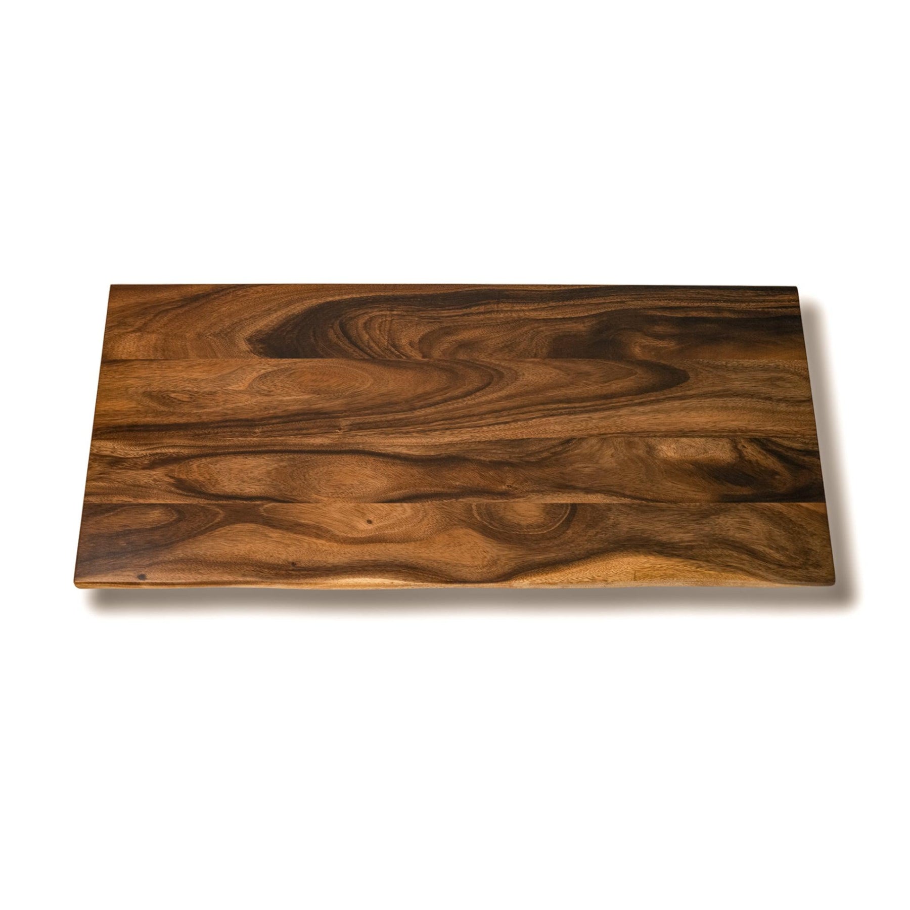 Premium walnut table top with stunning natural wood grain.