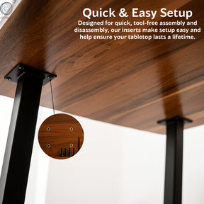 Walnut Coffee Table - 46" × 25" Solid Wood | Modern Wood Style