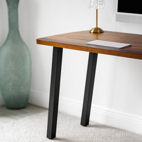 Computer Desk - Solid Walnut Wood
