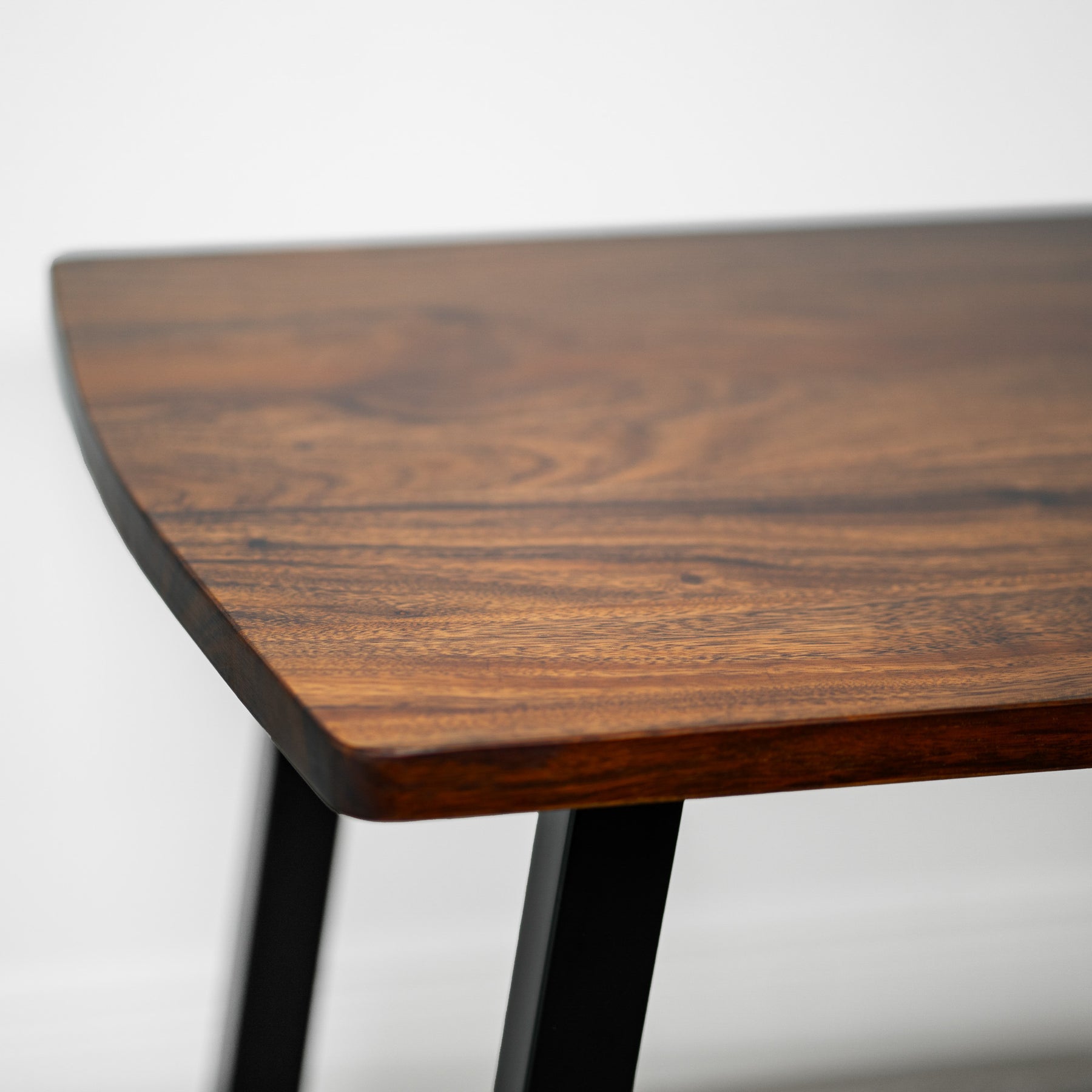 Walnut Dining Table for 4 - Solid Wood Table | Modern Wood Style