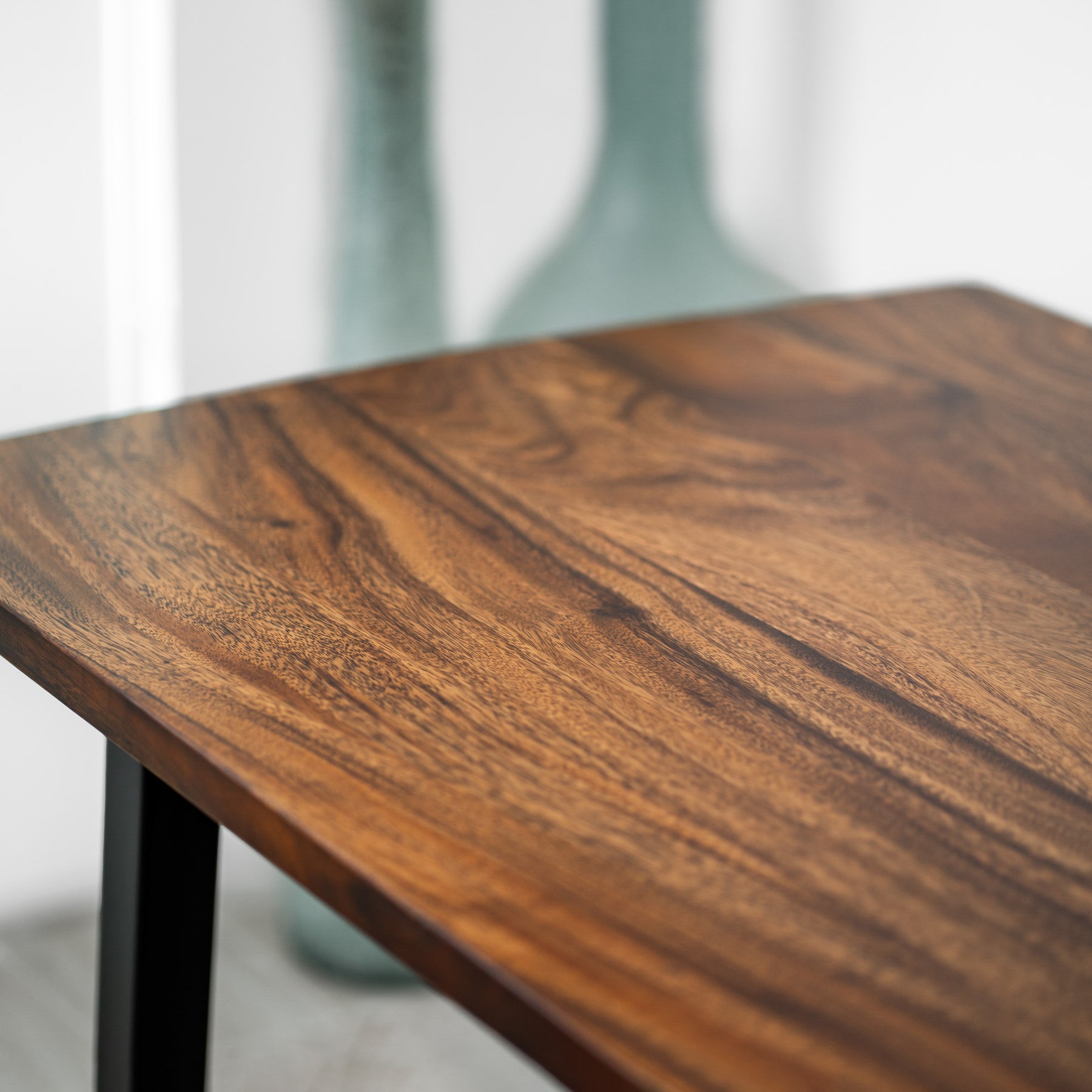 Walnut Dining Table for 4 - Solid Wood Table | Modern Wood Style