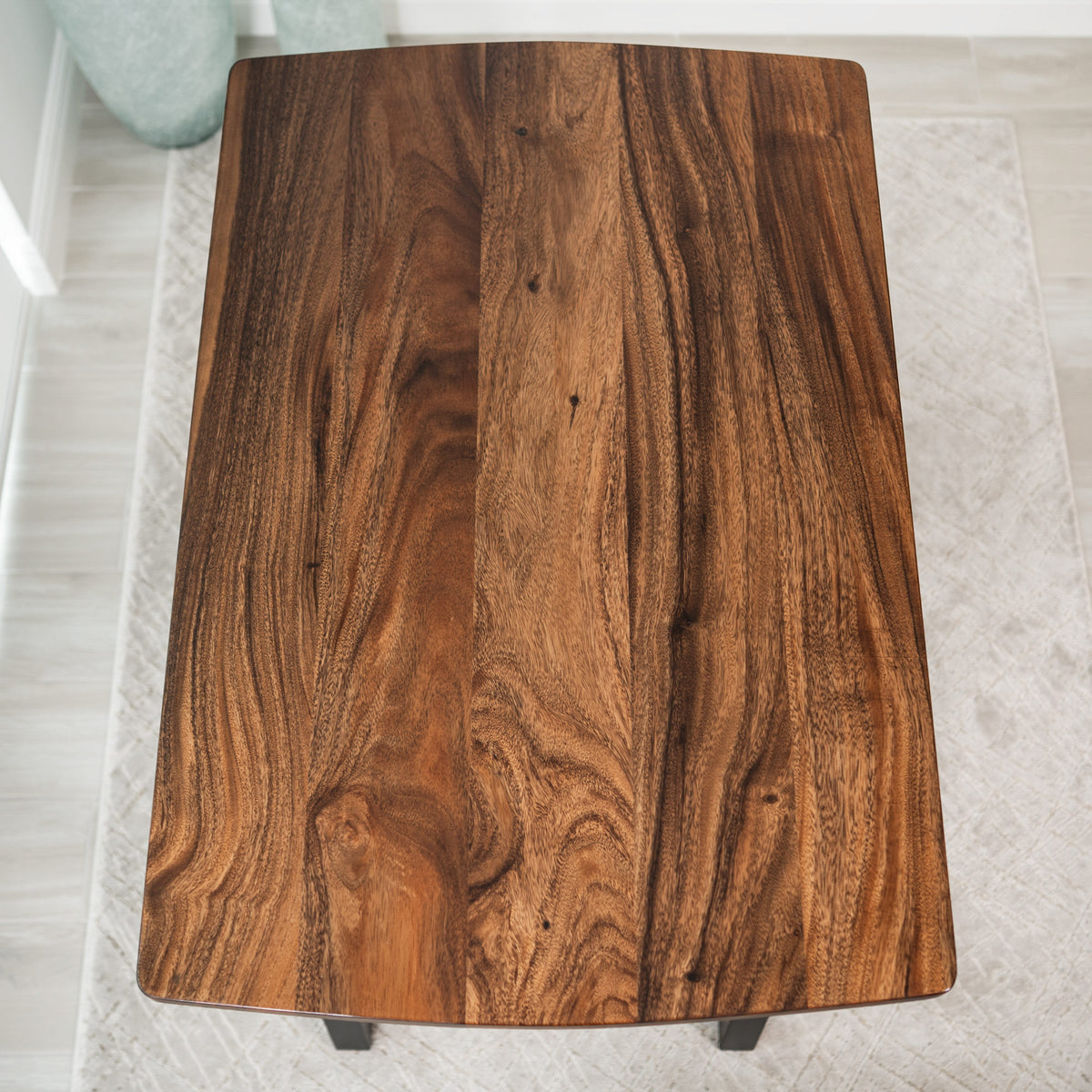 Walnut Dining Table for 4 - Solid Wood Table | Modern Wood Style