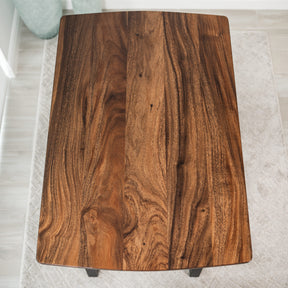 Walnut Dining Table for 4 - Solid Wood Table | Modern Wood Style