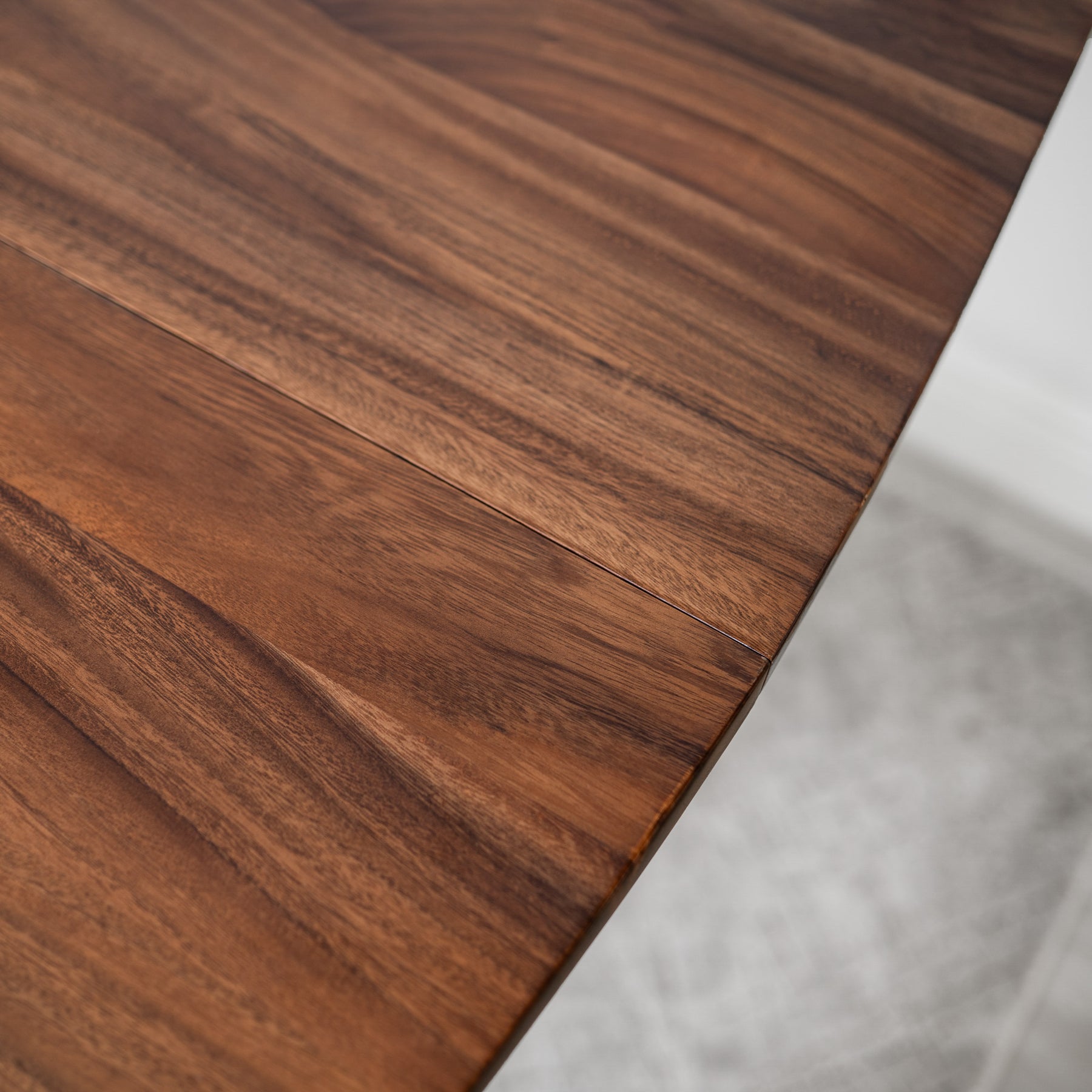 Walnut Dining Table for 6 - 60" × 34" Solid Wood Table | Modern Wood Style