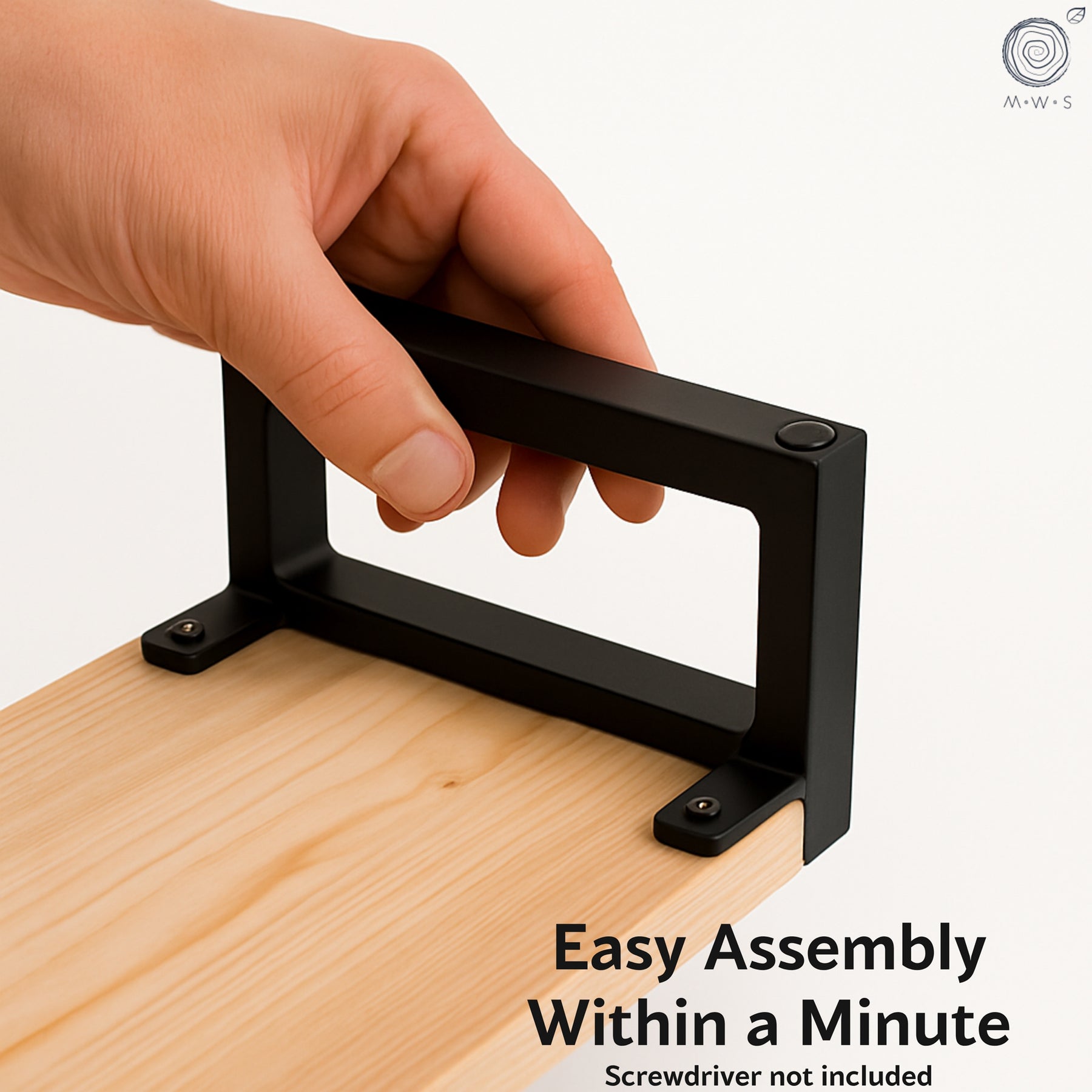 Ash Wood Monitor Stand - Modern Wood Style