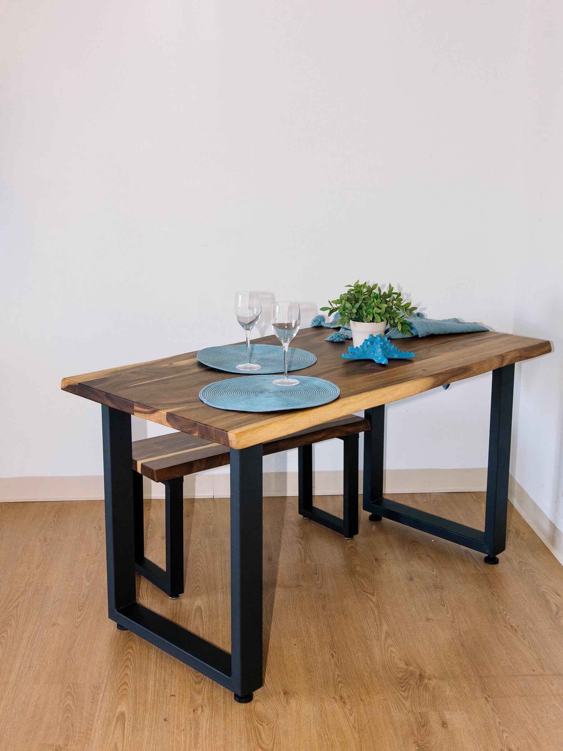 Space-Saving Solid Wood Dining Table | Compact Design for Small Spaces